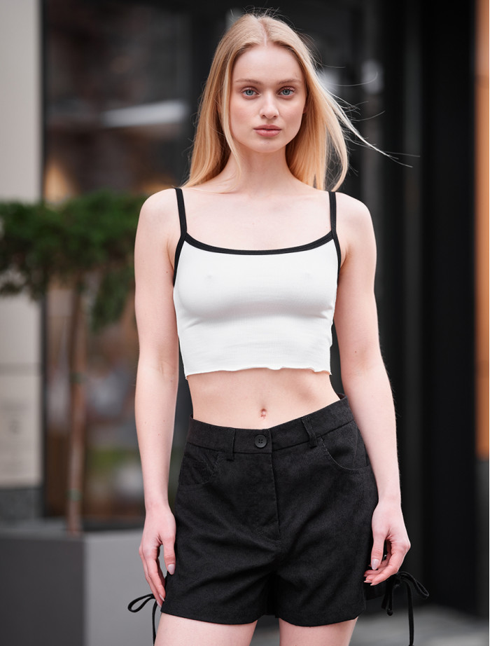 Top damski Staff wa white