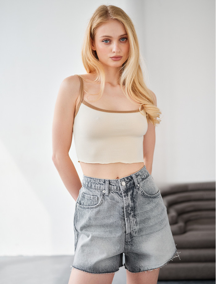 Top Staff wa beige & brown