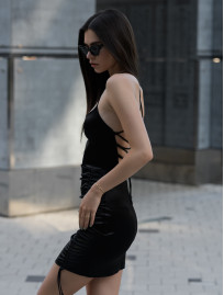 Sukienka Staff re black