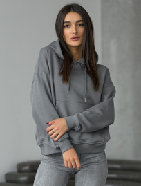 Damska bluza Staff gray basic oversize