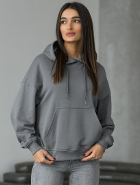 Damska bluza Staff gray basic oversize