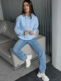 Damska bluza Staff light blue basic oversize