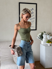 Top damski Staff ny green