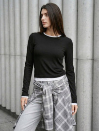 Longsleeve Staff ova black