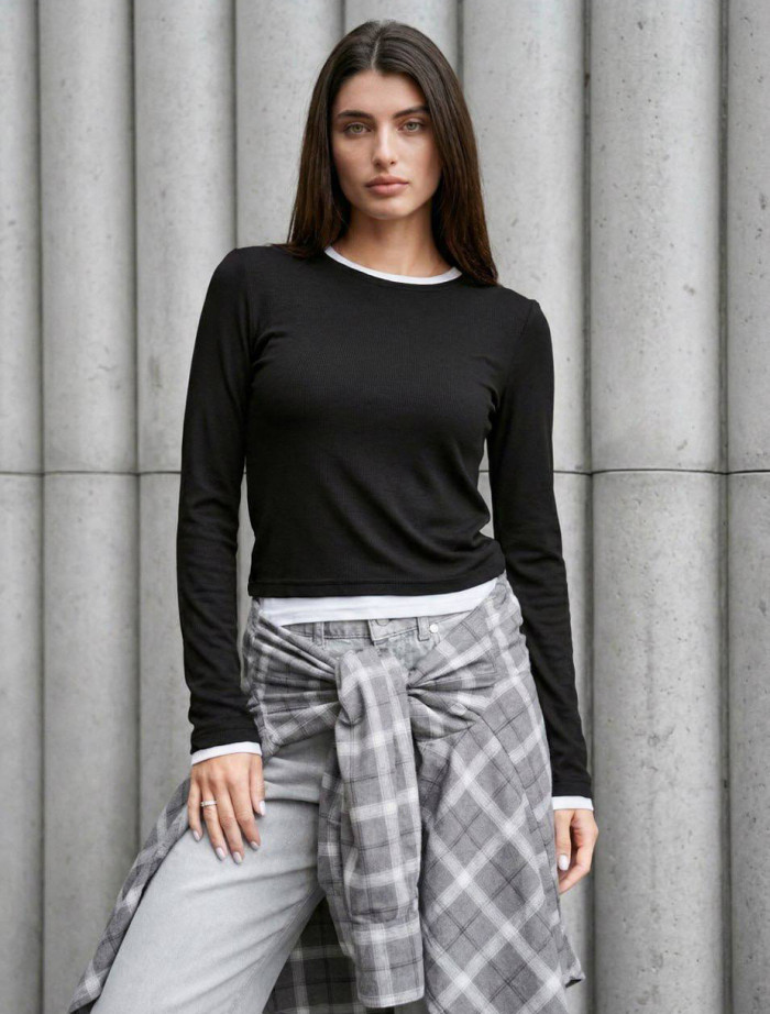 Longsleeve Staff ova black