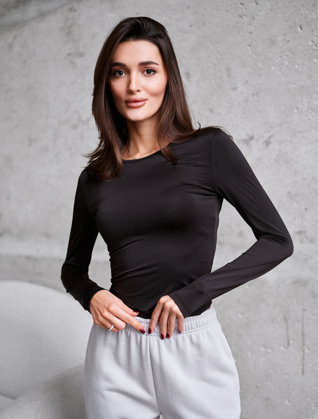 Longsleeve Staff dec black