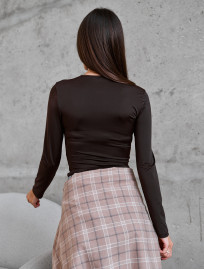 Longsleeve Staff dec brown