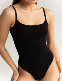 Body Staff en black z kryształkami