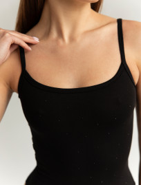 Body Staff en black z kryształkami