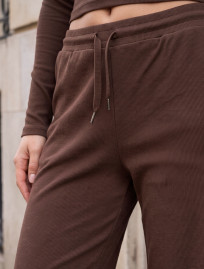 Komplet longsleeve + spodnie Staff ela brown