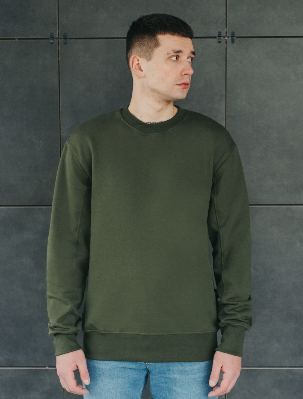 Bluza Staff khaki basic oversize