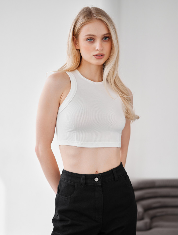 Top damski Staff xn white