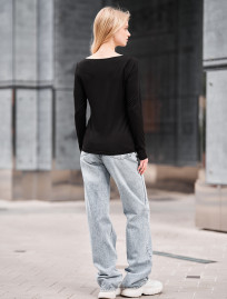 Longsleeve Staff roz black