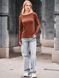 Longsleeve Staff roz brown