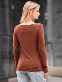 Longsleeve Staff roz brown
