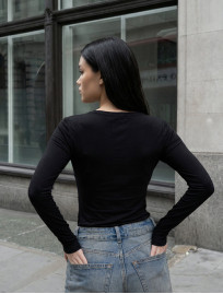 Longsleeve Staff boca black