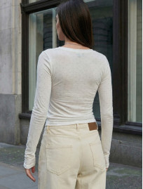 Longsleeve Staff li white