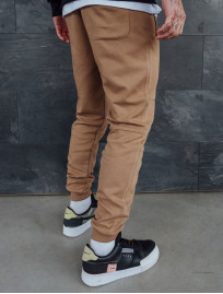 Spodnie dresowe Staff light brown zip