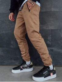Spodnie dresowe Staff light brown zip