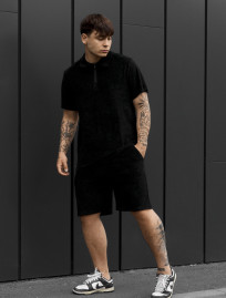 Komplet koszulka + spodenki Staff ch black