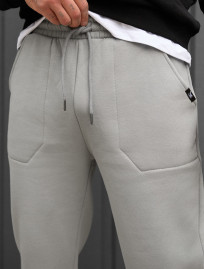 Spodnie sportowe Staff light gray fleece