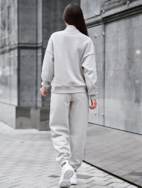 Dres Staff req light gray oversize fleece