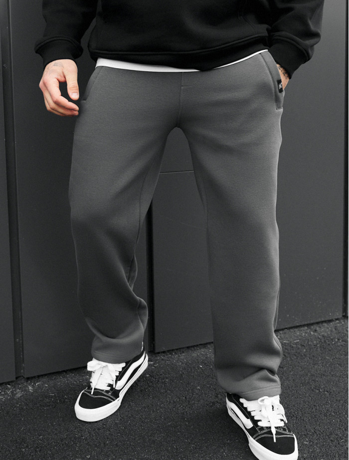 Spodnie dresowe Staff lak gray fleece