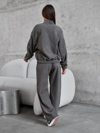 Dres damski Staff zer gray reflective oversize fleece