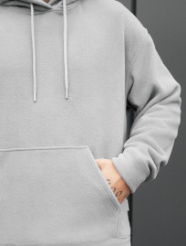 Dres Staff sh light gray oversize fleece