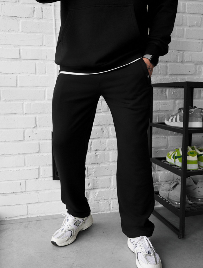 Spodnie dresowe Staff lak black