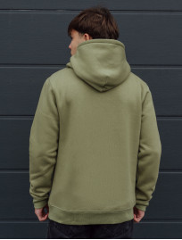 Bluza z kapturem Staff dark green basic fleece