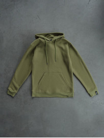 Bluza z kapturem Staff dark green basic fleece