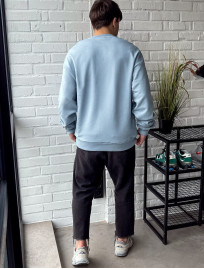 Bluza Staff s light blue oversize