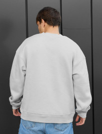 Bluza Staff light gray oversize fleece