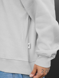 Bluza Staff light gray oversize fleece