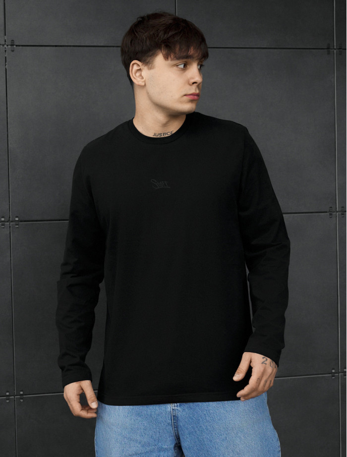 Longsleeve Staff black logo