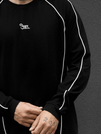 Longsleeve Staff black logo