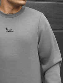 Bluza Staff logo gray fleece