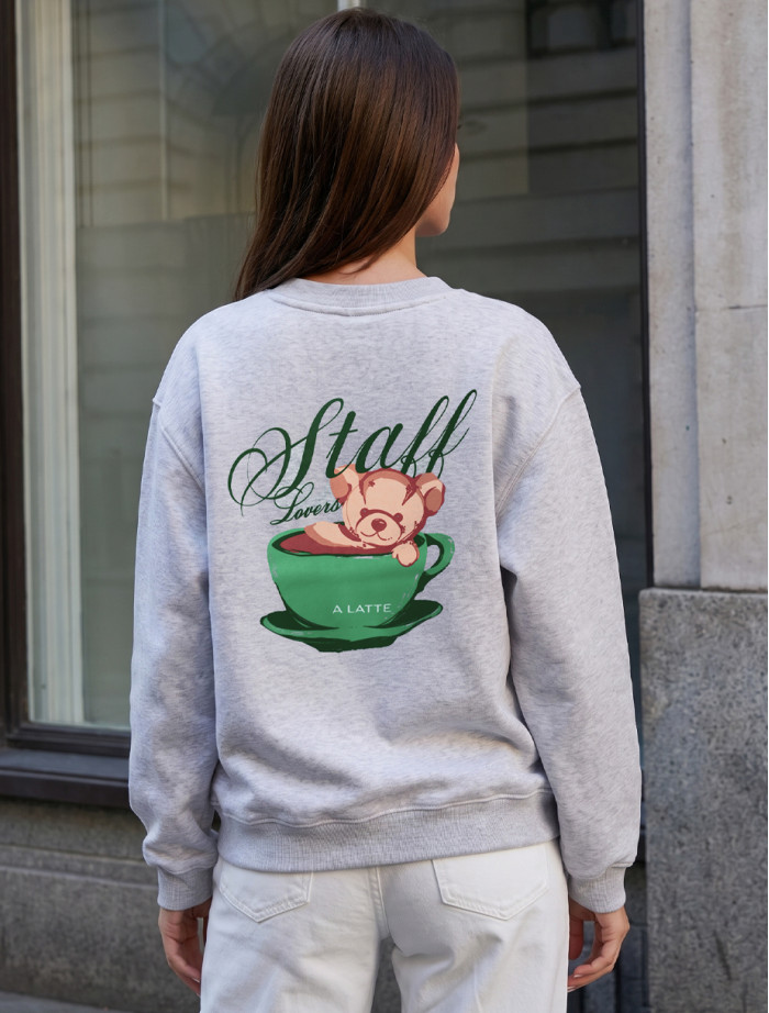 Bluza Staff lovers oversize fleece