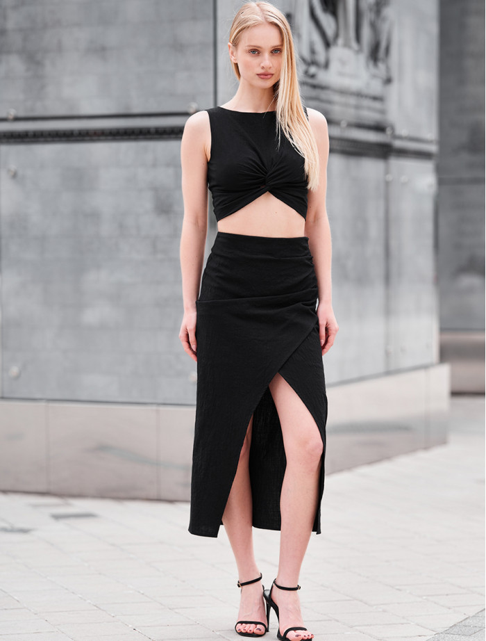 Komplet damski Staff fuzi black