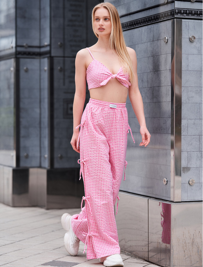 Komplet top + spodnie Staff kiya pink