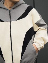 Bluza taff mix oversize fleece