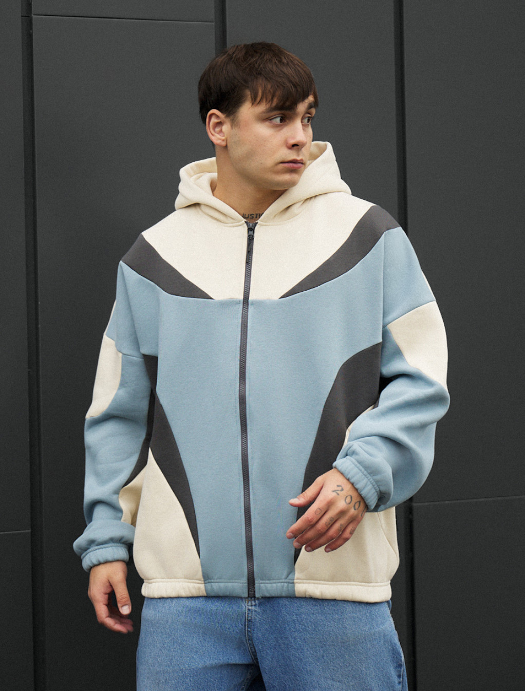 Bluza Staff mix 2 oversize fleece