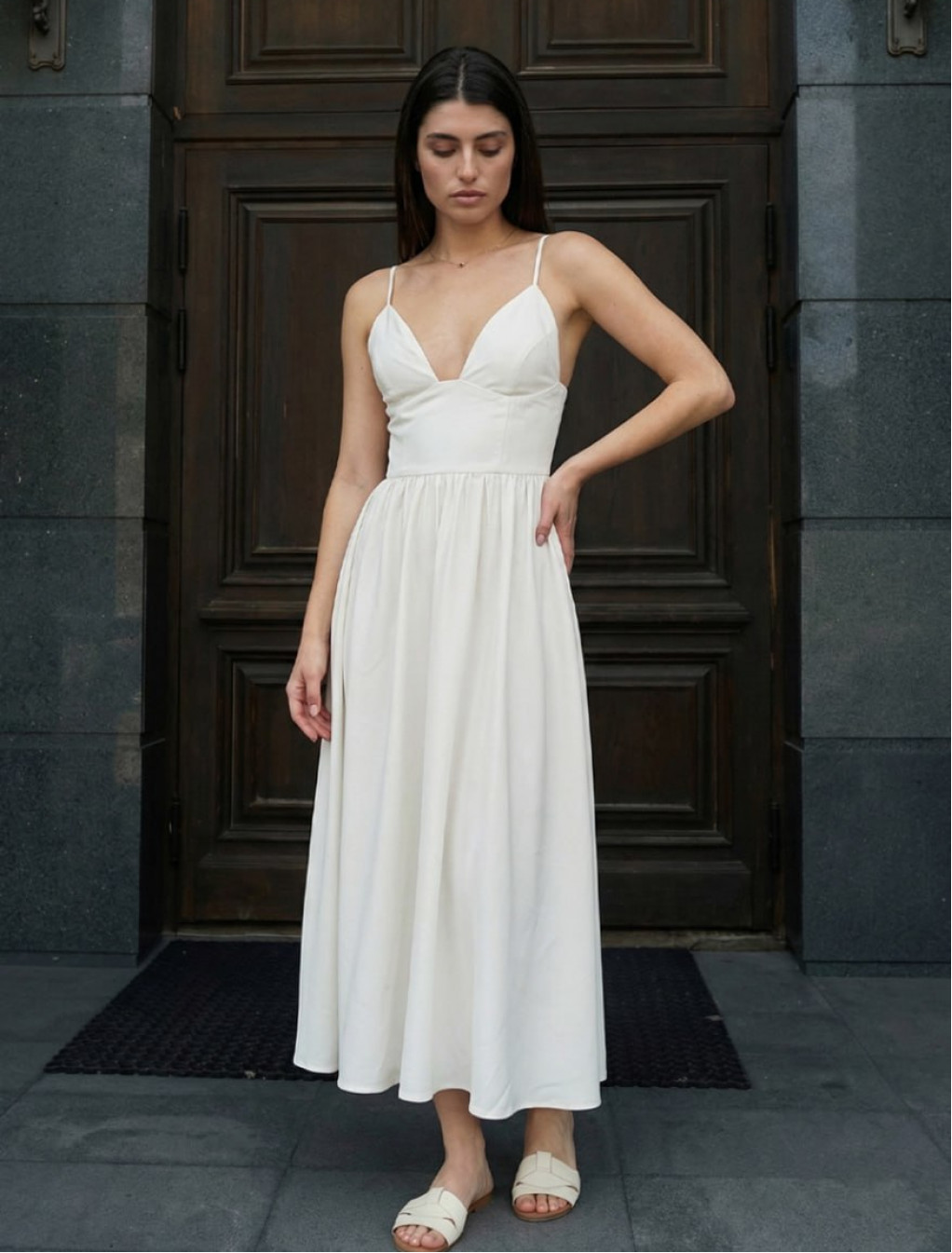 Sukienka Staff fen white