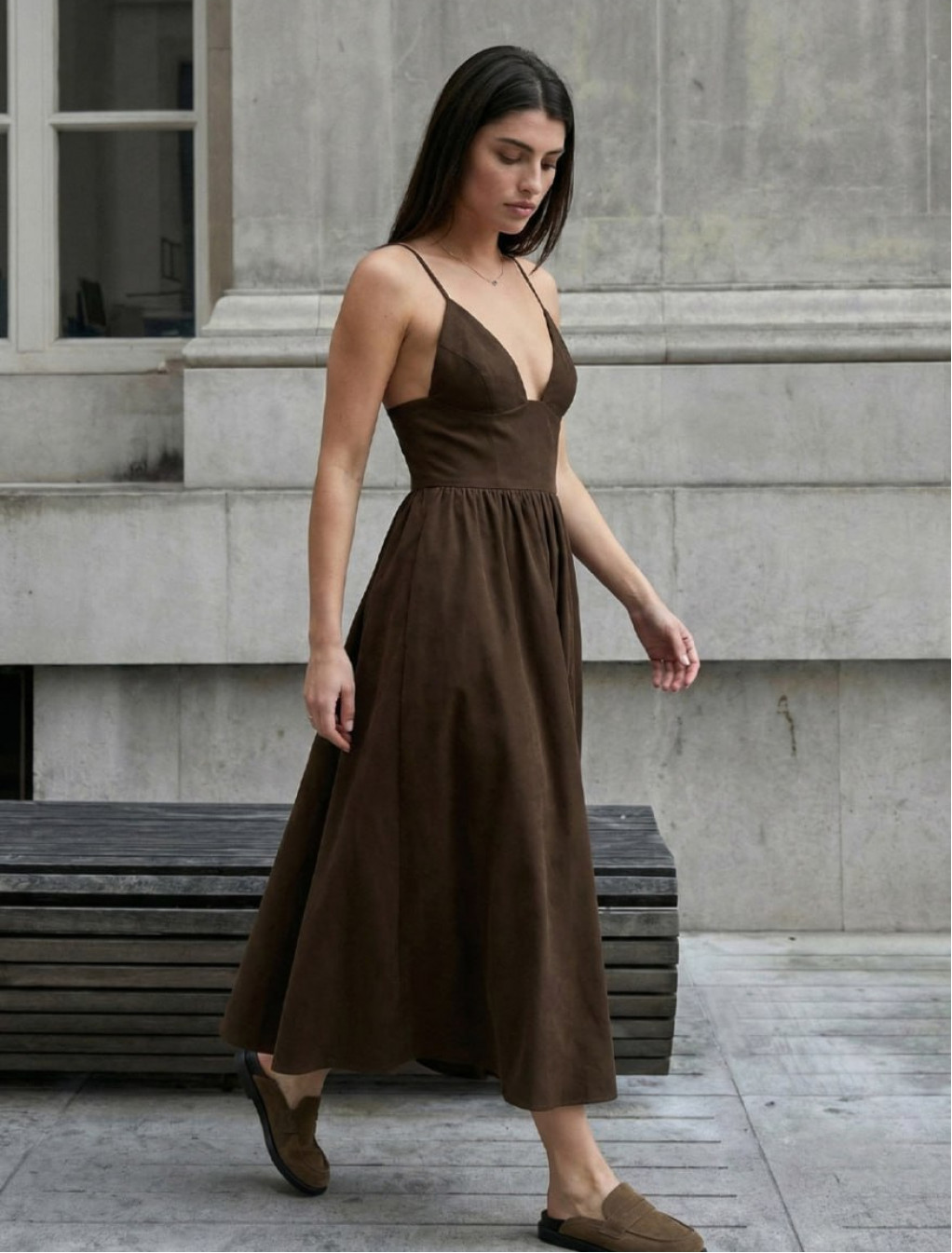 Sukienka Staff fen brown