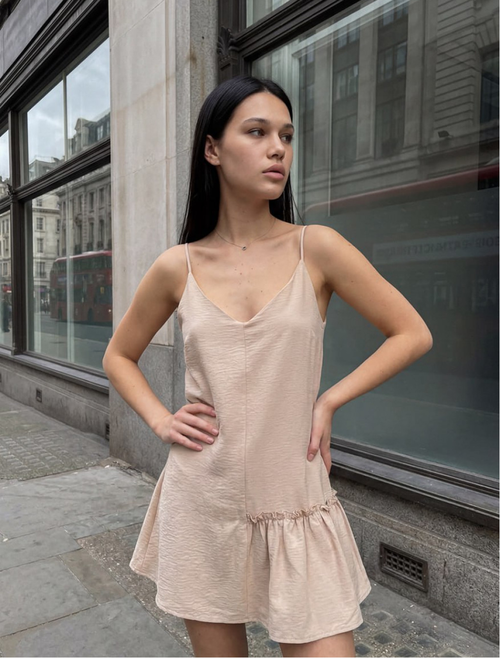 Sukienka Staff ama beige