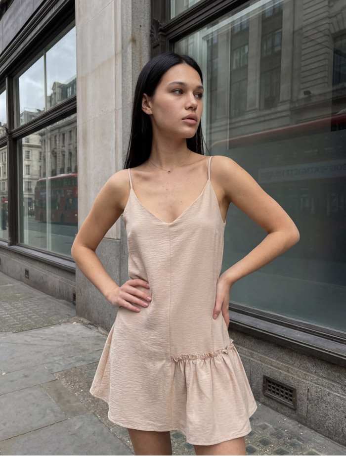 Sukienka Staff ama beige