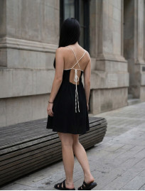 Sukienka Staff kr black & white