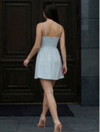 Sukienka Staff ri light blue