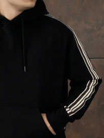 Bluza Staff black lines oversize